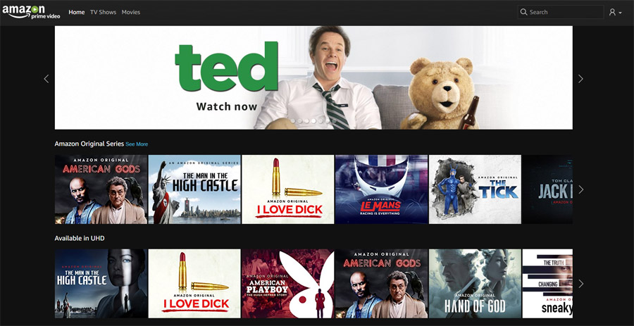 Catalogo Prime Video italiano Catalogo Prime Video italiano