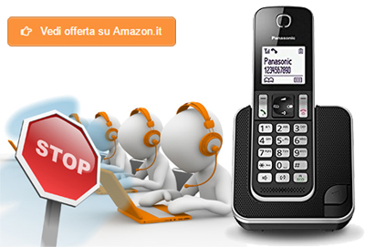 Cordless con blocco chiamate indesiderate Cordless con blocco chiamate indesiderate