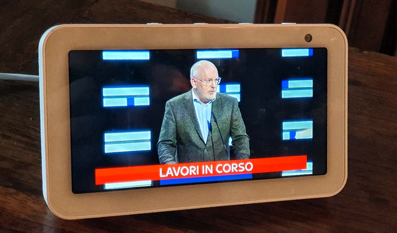 Echo Show 5 e le notizie di Sky TG 24