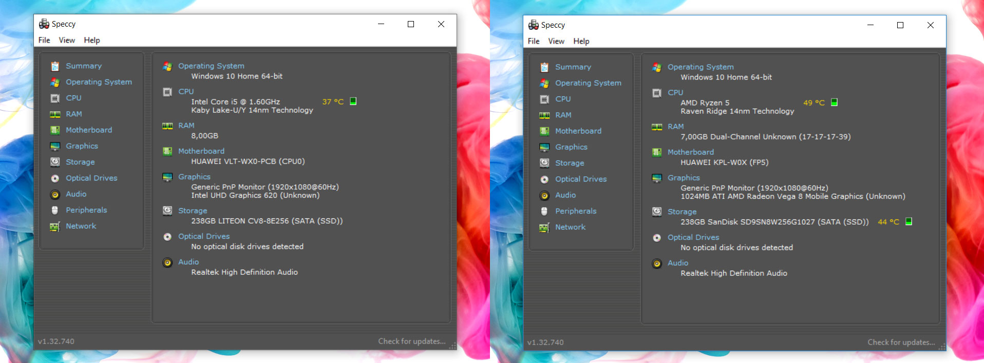La tastiera del Matebook D