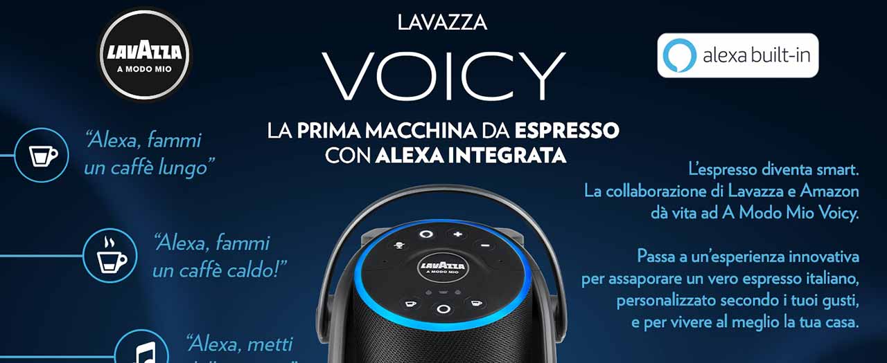 Macchina caffé WiFi Alexa