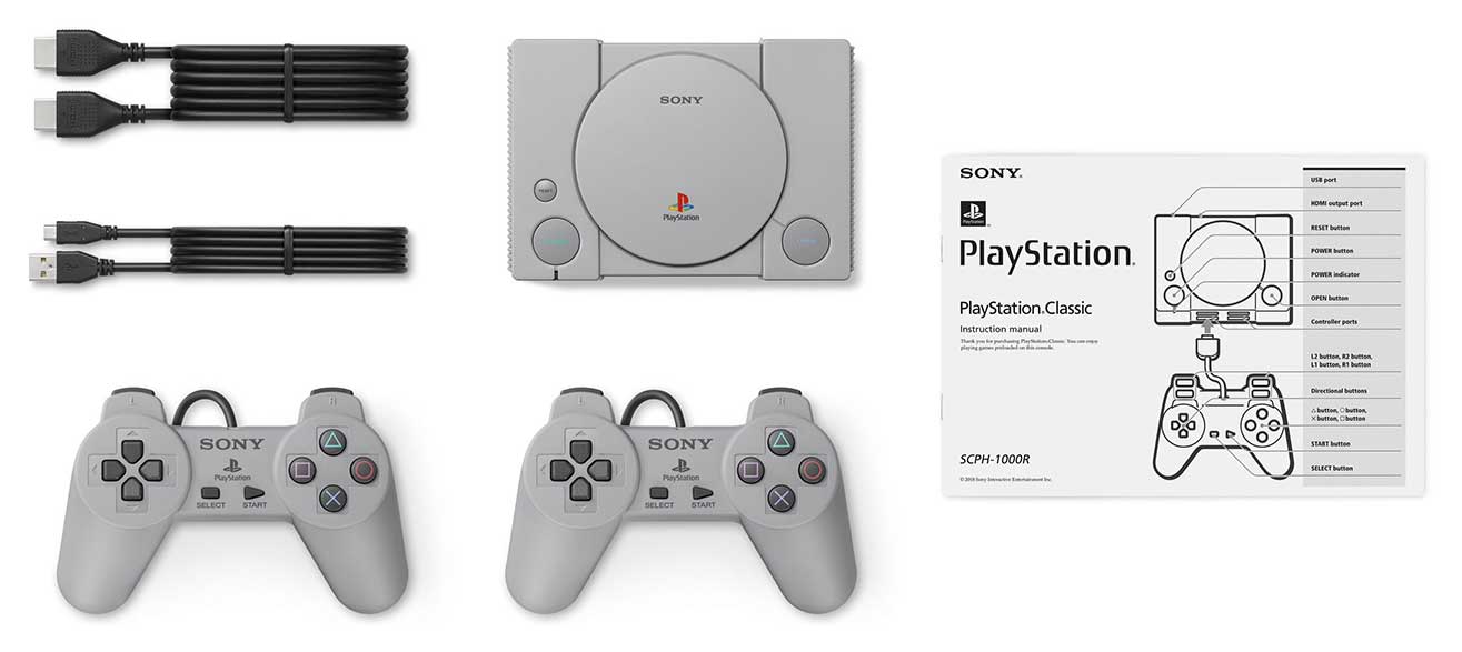 PlayStation Classic contenuto confezione