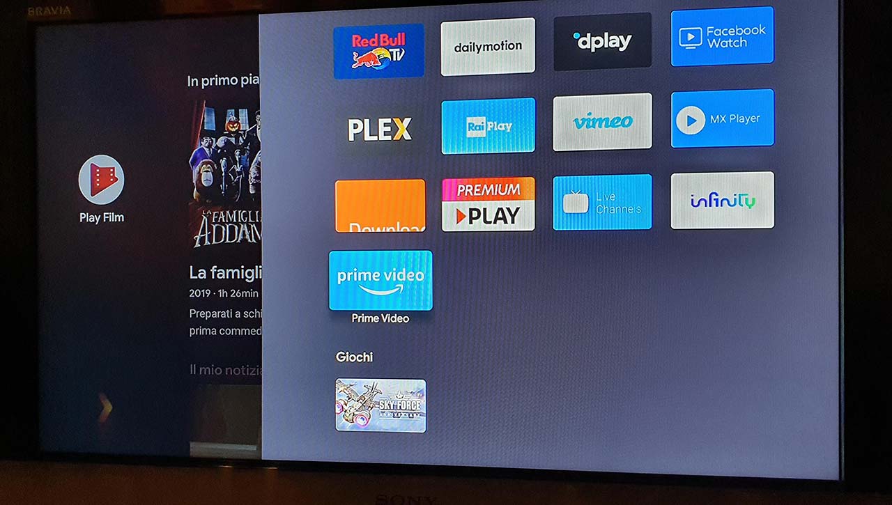 Prime Video su Android box TV