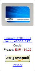 Offerta SSD Crucial BX200 480 GB