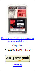 Offerta SSD Kingston 120 GB SSDNowV300