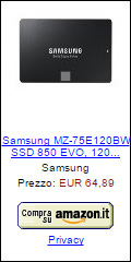 Offerta SSD Samsung 850 EVO 120 GB